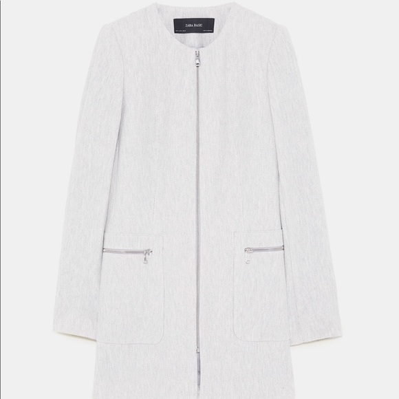 Zara frock coat with zips Clearance